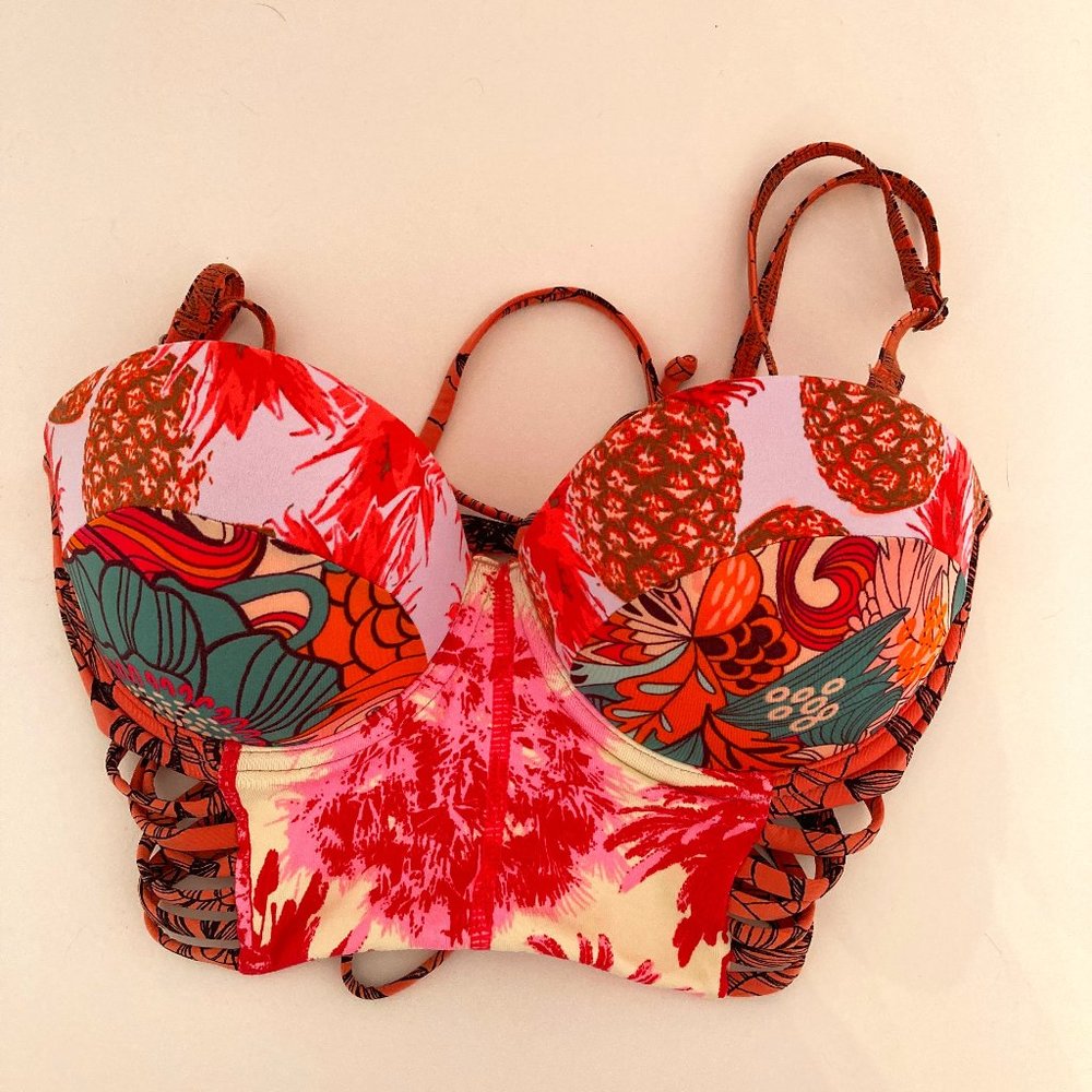 maaji bustier bikini top
